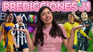 PREDICCIONES J1 LIGA MX FEMENIL 2025 