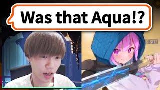Aqua's Team Kills Pro Apex Player Ftyan and His Pro Team【Hololive】