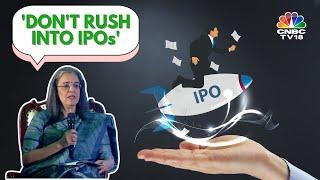 "Don't Rush Into IPOs," Says SEBI Chairperson Madhabi Puri Buch Cautioning Retail Investors | N18V