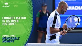 Dan Evans Wins Longest Match in US Open HISTORY! | 2024 US Open