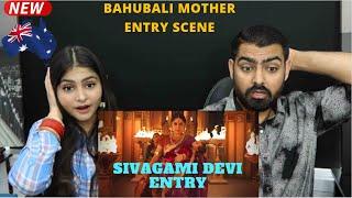 BAHUBALI SIVAGAMI ENTRY SCENE Reaction by an AUSTRALIAN Couple | Ramya Krishna Fight Scene Baahubali