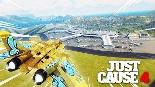 Just Cause 4 - BIGGEST AIRPORT BOMBER JET RAID!