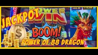 Suprising Jackpot on The Power of 88 Dragon Slot Machine