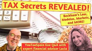 LIVE Expert Financial Q&A! TAX SECRETS Revealed! Modelos, Beckham's Law, Markets and more!