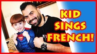 NEW VIDEO!!! Beautiful Kid sings French!!