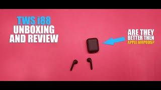 TWS i88 Airpods Unboxing and Review Urdu/Hindi - Apple Airpods vs i88 - Tech Therapy