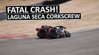 MOST FATAL CRASH AT THE CORKSCREW - LAGUNA SECA