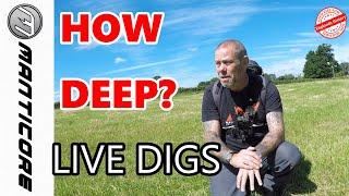 HOW DEEP DOES MANTICORE M9 COIL GO, METAL DETECTING