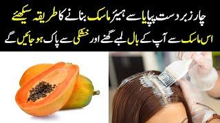 Top 4 Papaya Hair Masks | Benefits of Papaya for Hair in Urdu Hindi