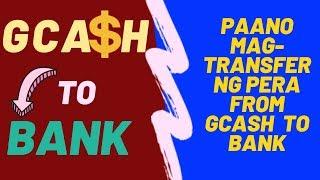 Paano Mag-transfer ng Pera from GCash to a Bank Account