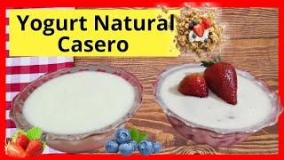 YOGURT CASERO/ COMO HACER YOGURT NATURAL/ LAS RECETAS DE ADELA