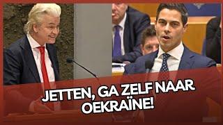 Wilders pakt Jetten aan op zijn oorlogshitserij!