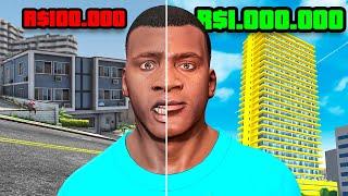 FUI DE R$100.000,00 PARA R$1.000.000,00 NO GTA 5