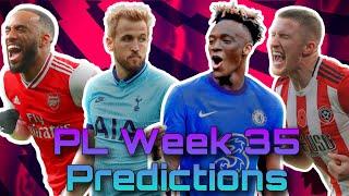 Premier League Predictions Week 35