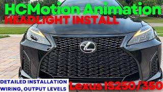 Installation of HC Motion Animation Headlights | 2006-2013 Lexus 2IS IS250 IS350 IS-F