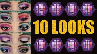Jeffree Star Blood lust palette | 10 LOOKS and REVIEW