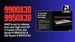 AMD 9900X3D & 9950X3D CPUs #amd  @3DGAMEMAN