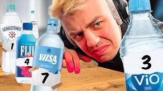 GEROLSTEINER BLIND aus 7 Wasser RAUSSCHMECKEN! (XXL PAPAPLATTE & BASTIGHG 100 Subs Wette)