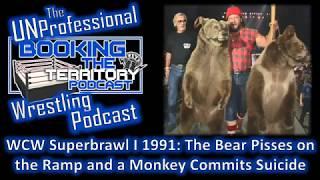 Superbrawl 1991 Bear Urines on Ramp and Monkey Commits Suicide???