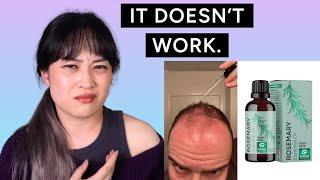 Rosemary oil for hair growth? How to spot bad science