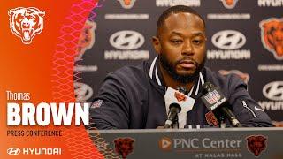 Thomas Brown media availability | Chicago Bears