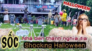 Cuộc sống Canada SỐC  NHÀ biến thành NGHĨA ĐỊA| Halloween in Canada: Spooky Season 4K