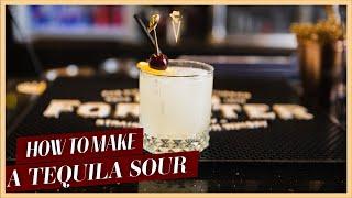 Discover the Vibrant Tequila Sour with Vernon's Speakeasy's Lead Bartender!