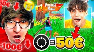 DO 50€ A LUCAS PER OGNI SUA KILL SU FORTNITE! *divento povero*