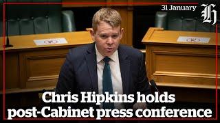 Chris Hipkins holds post-Cabinet press conference  | nzherald.co.nz