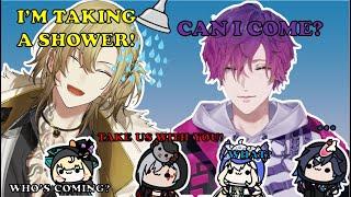 Uki wants to join Luca in the shower [Nijisanji EN| Luca Kaneshiro/ Uki Violeta]