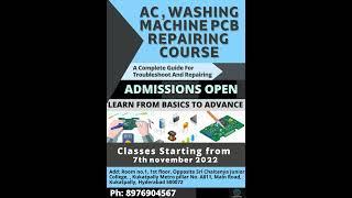 AC WASHING MACHINE PCB REPAIRING COURSE