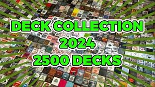 Deck Collection Video 2024 OVER 2500 Packs Of Playing Cards