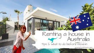 Renting a house in Australia. House tour, tips and what to do before move-in.