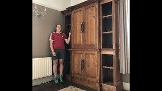 massive oak storage cabinet project!