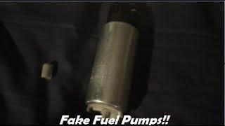 Non Genuine (Fake) Walbro 255 Fuel Pump Key Differences