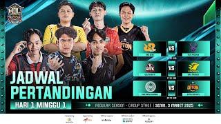 LIVE | MDL ID S11 | Regular Season | Minggu 1 Hari 1