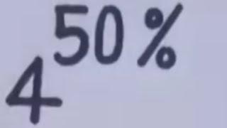 4^50% || One and only Mathematics 