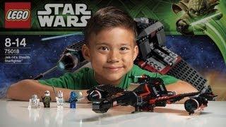 JEK-14's STEALTH STARFIGHTER - LEGO Star Wars Set 75018 Time-lapse, Stop Motion, Unboxing & Review