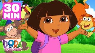 Dora's Rainforest Rescues & Adventures!  30 Minute Compilation | Dora the Explorer