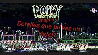 poppy play time chapter 1 (DETALLES, OPINIONES DESPUÉS DE JUGAR EL CHAPTER 2)