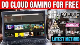 How to do Cloud Gaming in computer or laptop 2024Play Any Games in your low end computer or laptop