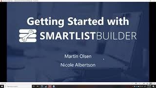 Getting Started with SmartList Builder