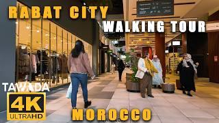 RABAT City 4K UHD Walking Tour, Morocco 
