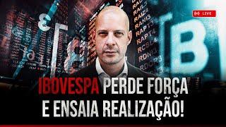 Ibovespa perde força e ensaia realização! Como operar? Papo de Opções!