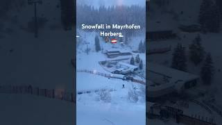 Snowfall Mayrhofen ️️ 13-12-2023 #mayrhofen #zillertal #snow #snowfall