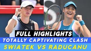 Iga Swiatek Vs Emma Raducanu • Full Highlights - Totally Captivating Clash Tennis Match 