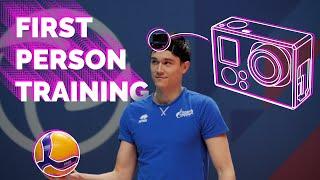 VOLLEYBALL FIRST PERSON TRAINING | MICAH CHRISTENSON | ТРЕНИРОВКА ОТ ПЕРВОГО ЛИЦА