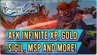 I BROKE Granblue Fantasy Relink! AFK Farm INFINITE XP, MSP, Money, Sigils and MORE!