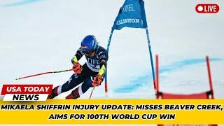 Mikaela Shiffrin Injury Update: Misses Beaver Creek, Aims for 100th World Cup Win । USA TODAY NEWS