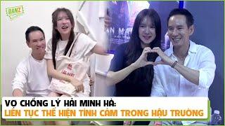 Vợ chồng Lý Hải Minh Hà: Liên tục thể hiện tình cảm trong hậu trường